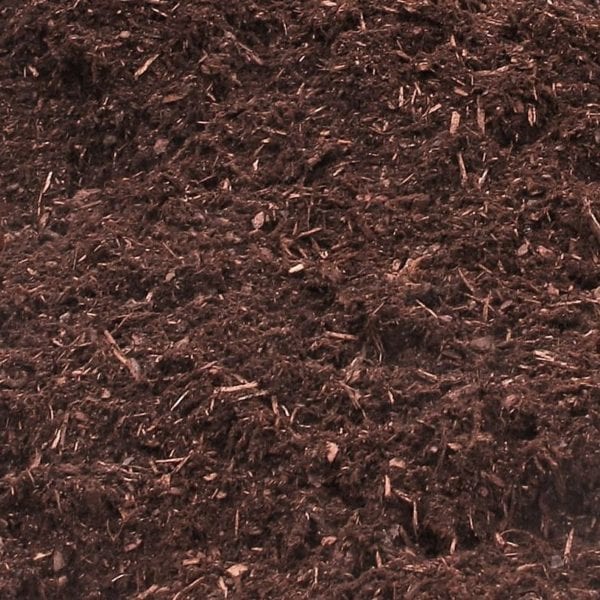 premium brown mulch